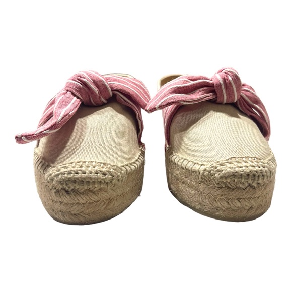 Castañer Rojo Red Kay Bow Flatform Espadrilles, 7.5 - Picture 5 of 7